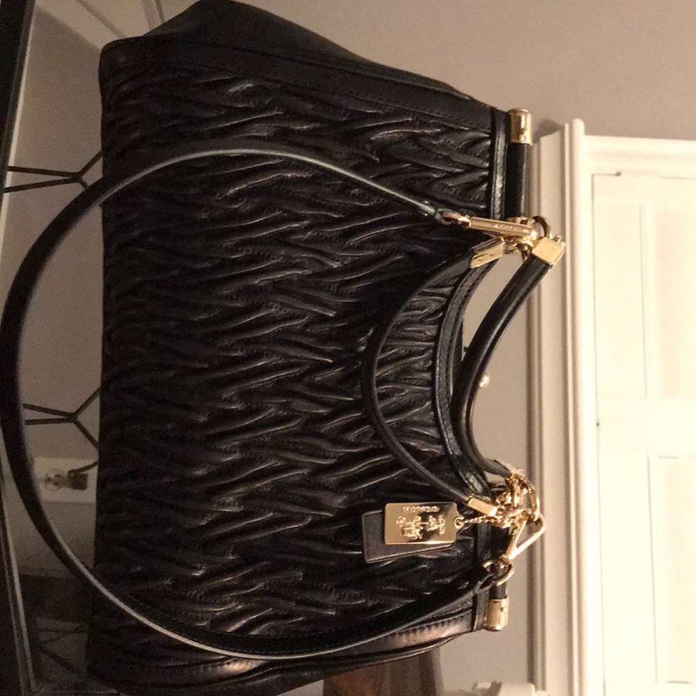 Coach purse black leather